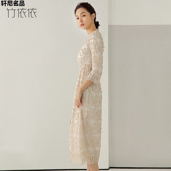 復(fù)古綁帶連衣裙，打造優(yōu)雅女神