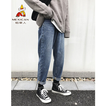 稻草人（mexican） 闊腿褲  男士牛仔褲