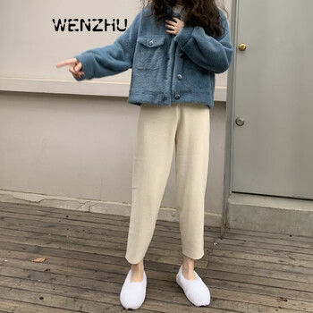 元素,女原,創(chuàng)哈倫褲,流行,趨勢,新款,樣式
