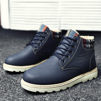森南●潮鞋（SENNAN TREND SHOES）男士加絨732-藍(lán)色 41