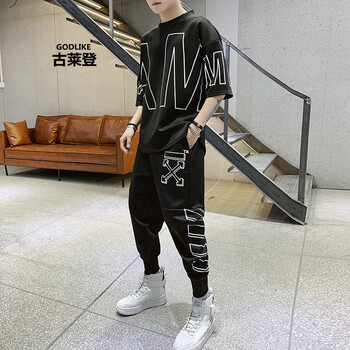 古萊登（GODLIKE） 短袖 男士T恤 TZ65 A067A黑色 