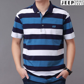Jeep 短袖 男士T恤 RX8907#藍(lán)色 