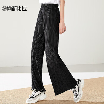 時尚高腰闊腿褲，打造優(yōu)雅小身材