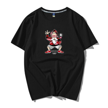 BOY&STUDIO 短袖 男士T恤 黑色站立仙人 