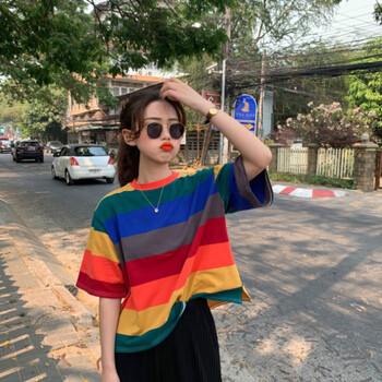 百搭條紋裙，讓你的少女心