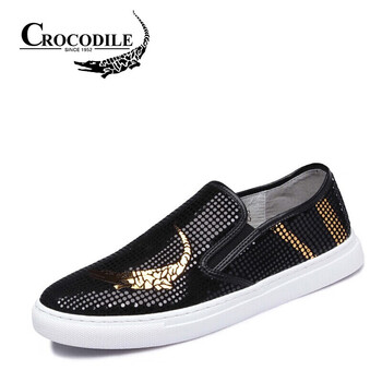鱷魚(yú)恤（CROCODILE）男士黑/金色WA01371042 43