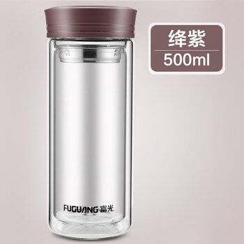 雙層隔熱防燙玻璃杯，喝出好水！