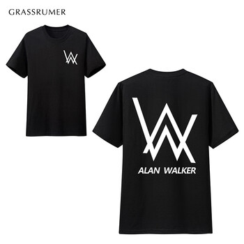 GRASSRUMER 短袖 男士T恤 艾倫沃克B款 黑色 