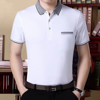 鴻泰朗（Hontarlong） 短袖 男士T恤 白色 