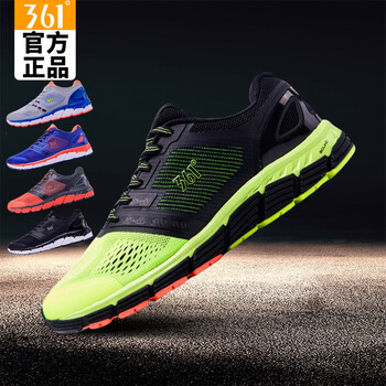 361°跑步鞋5螢光亮綠/黑色 44，39，40，41，42，43