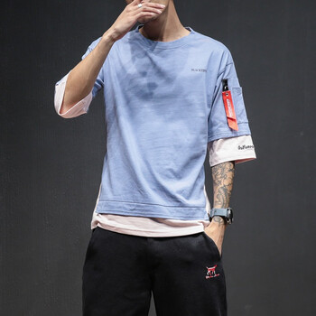 富貴鳥 短袖 男士T恤 klq18838藍(lán)色 