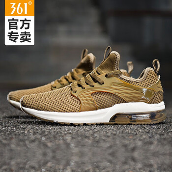 361°跑步鞋藻綠 - 氣墊網(wǎng)面 