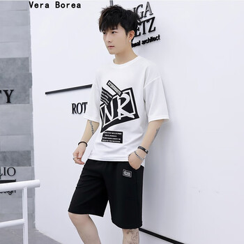 維拉·博雷亞（Vera Borea） 短袖 男士T恤 TZ13白色套頭 