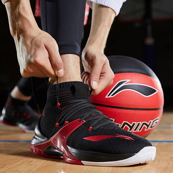 李寧（LI-NING）籃球鞋標(biāo)準(zhǔn)黑/公牛紅/標(biāo)準(zhǔn)白 40