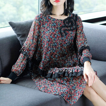 印花連衣裙，打造優(yōu)雅小仙女范