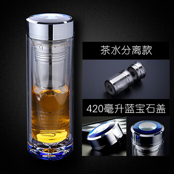 雙層玻璃水杯，打造健康生活