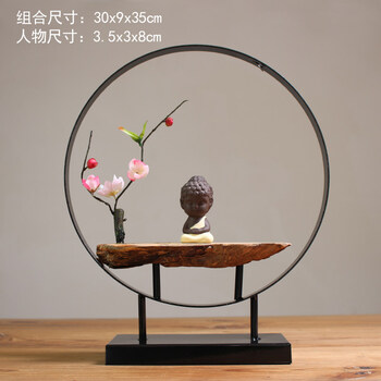 精致實(shí)木擺件，裝點(diǎn)客廳的藝術(shù)感