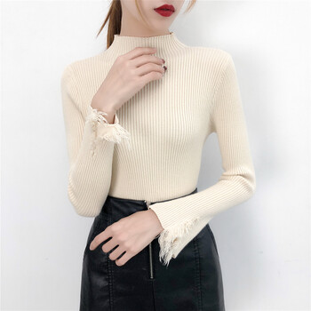 精致長(zhǎng)袖針織衫，打造優(yōu)雅小仙女
