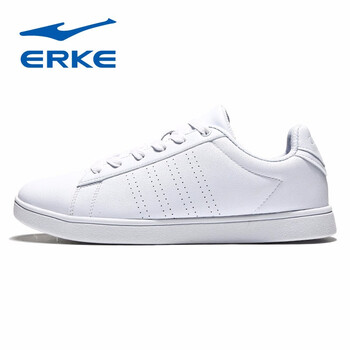 鴻星爾克（ERKE）板鞋正白1285 44，35，36，37，38，39，40，41，42，43
