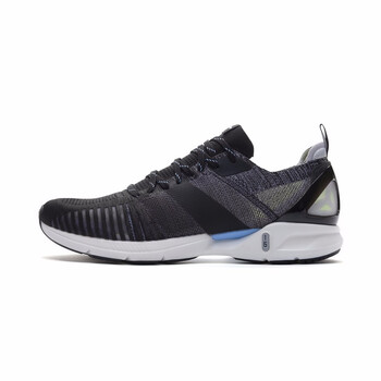 李寧（LI-NING）跑步鞋標(biāo)準(zhǔn)黑/新極光藍(lán)ARBP009-6  