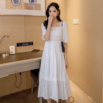 復古雪紡連衣裙，打造浪漫小仙女