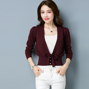 短款針織襯衫，微胖女生的好選擇