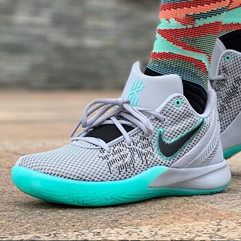 耐克（NIKE）籃球鞋AO4438-003/灰藍 前掌zoom氣墊 