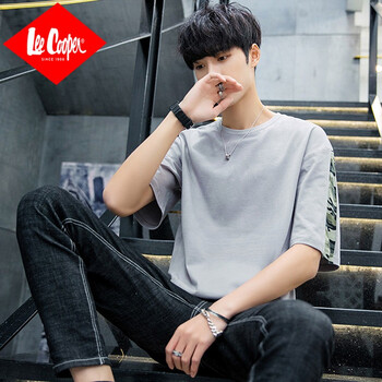 Lee Cooper 短袖 男士T恤 3006灰色 