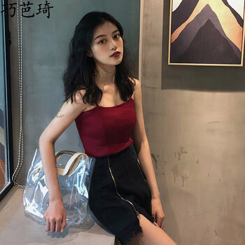 巧芭琦（QIAOBAQI）吊帶/背心修身型