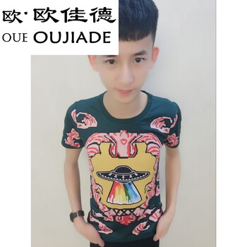 歐佳德（OUJIADE） 短袖 男士T恤 T23飛船短袖 