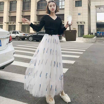 時(shí)尚高腰半身裙，告別微胖界