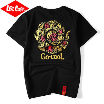 Lee Cooper 短袖 男士T恤 722黑色T恤 