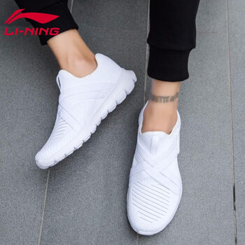 李寧（LI-NING）跑步鞋【靈動(dòng)跑鞋】標(biāo)準(zhǔn)白 