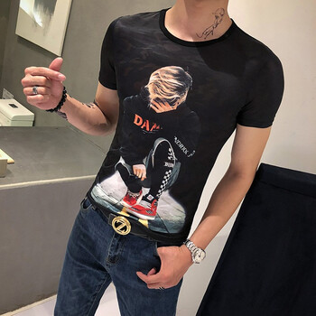 瑾丹（JOMDARM） 短袖 男士T恤 黃毛 