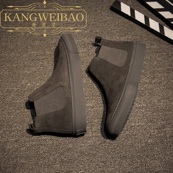 康威堡（KANGWEIBAO）男士灰色加絨 皮鞋尺碼 41