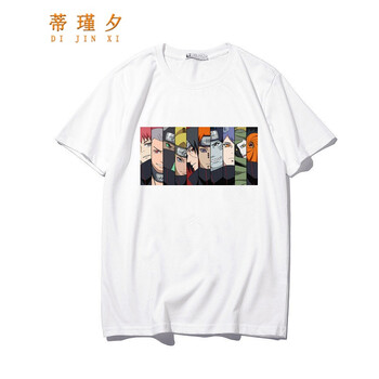 蒂瑾夕 短袖 男士T恤 白色（曉全員-彩） 