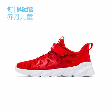 喬丹跑步鞋極光紅/白色(透氣款) 