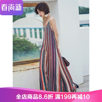 優(yōu)雅減齡，條紋連衣裙顯瘦感