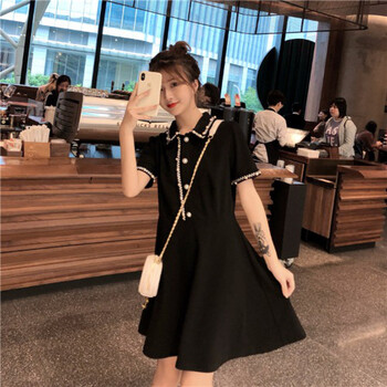 小清新條紋連衣裙，打造優(yōu)雅女神
