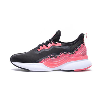 李寧（LI-NING）跑步鞋標(biāo)準(zhǔn)黑/亮橙紅/標(biāo)準(zhǔn)白 