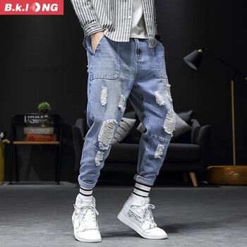 巴克龍（bakelong） 寬松褲  男士牛仔褲
