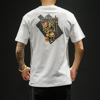 軒獅郎 短袖 男士T恤 T163白色 