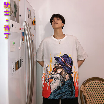 騎士普?。≒utin·Rider） 短袖 男士T恤 T909白色 