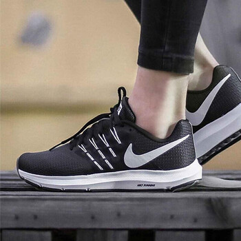 耐克（NIKE）跑步鞋909006-001黑白+深灰 