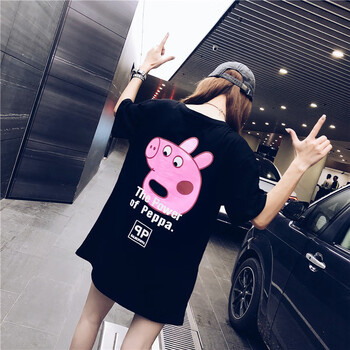 瀾氏（lanoble） 拼接 短袖 T恤 女 圓領(lǐng)