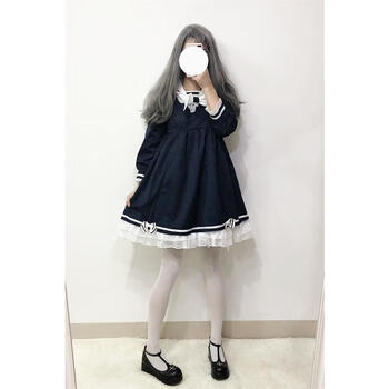 藏藍(lán)色水手服