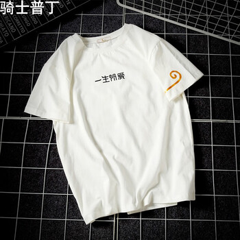 騎士普?。≒utin·Rider） 短袖 男士T恤 T17075一生所愛(ài)白色 