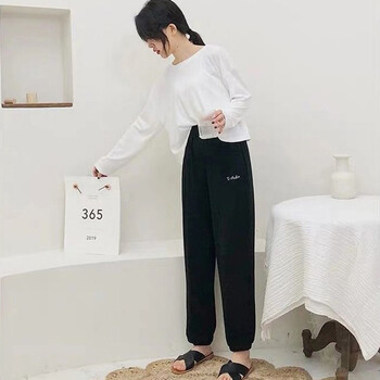 寬松顯瘦哈倫褲，微胖妹子的福音