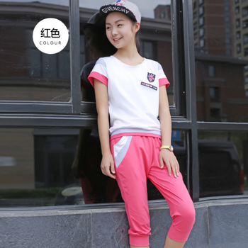 其他品牌 拼色 短袖 T恤 女 圓領(lǐng)