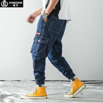 康纖 寬松褲 青春休閑 男士牛仔褲